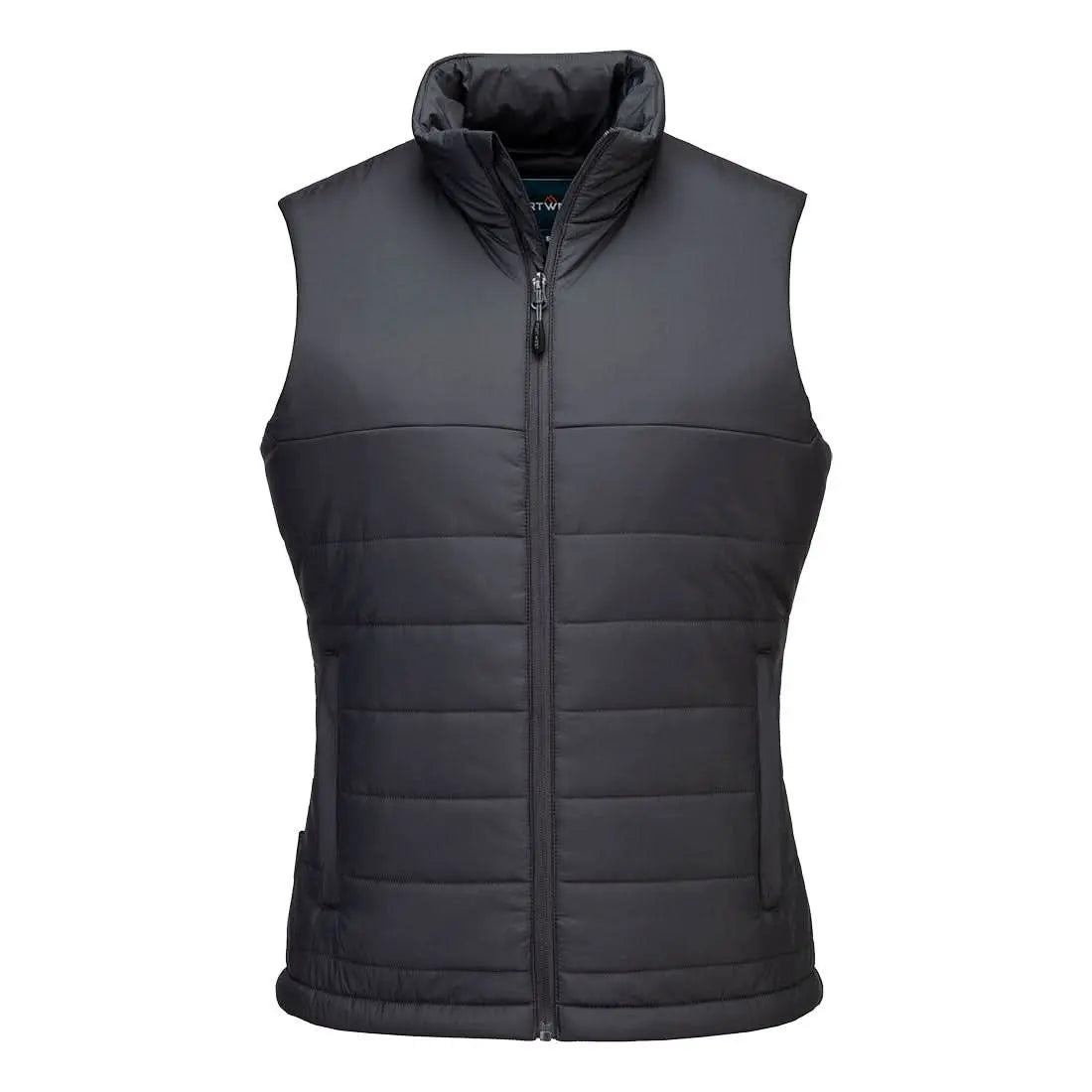 Portwest Professional Womens Insulated Baffle Gilet - Metal Grey - Customisable Bodywarmer
