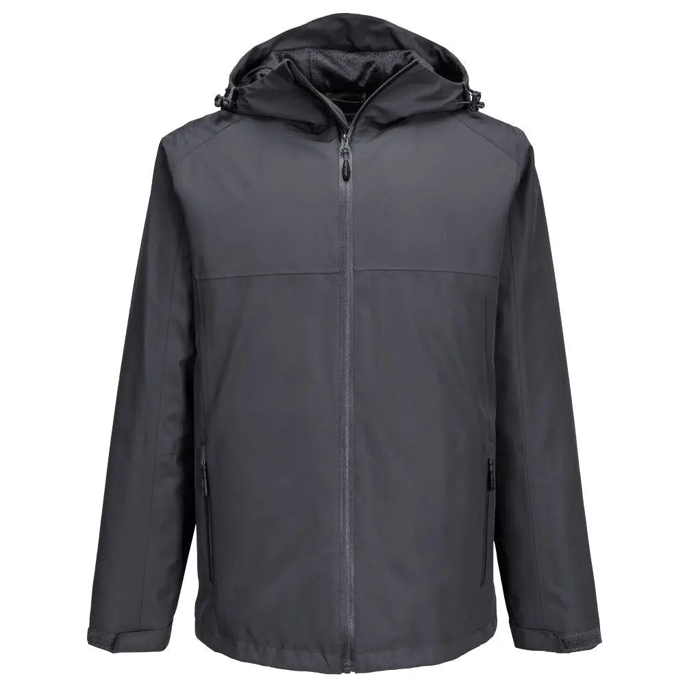 Portwest - Professional Rain Jacket - S610 - Metal Grey - Customisable Jacket