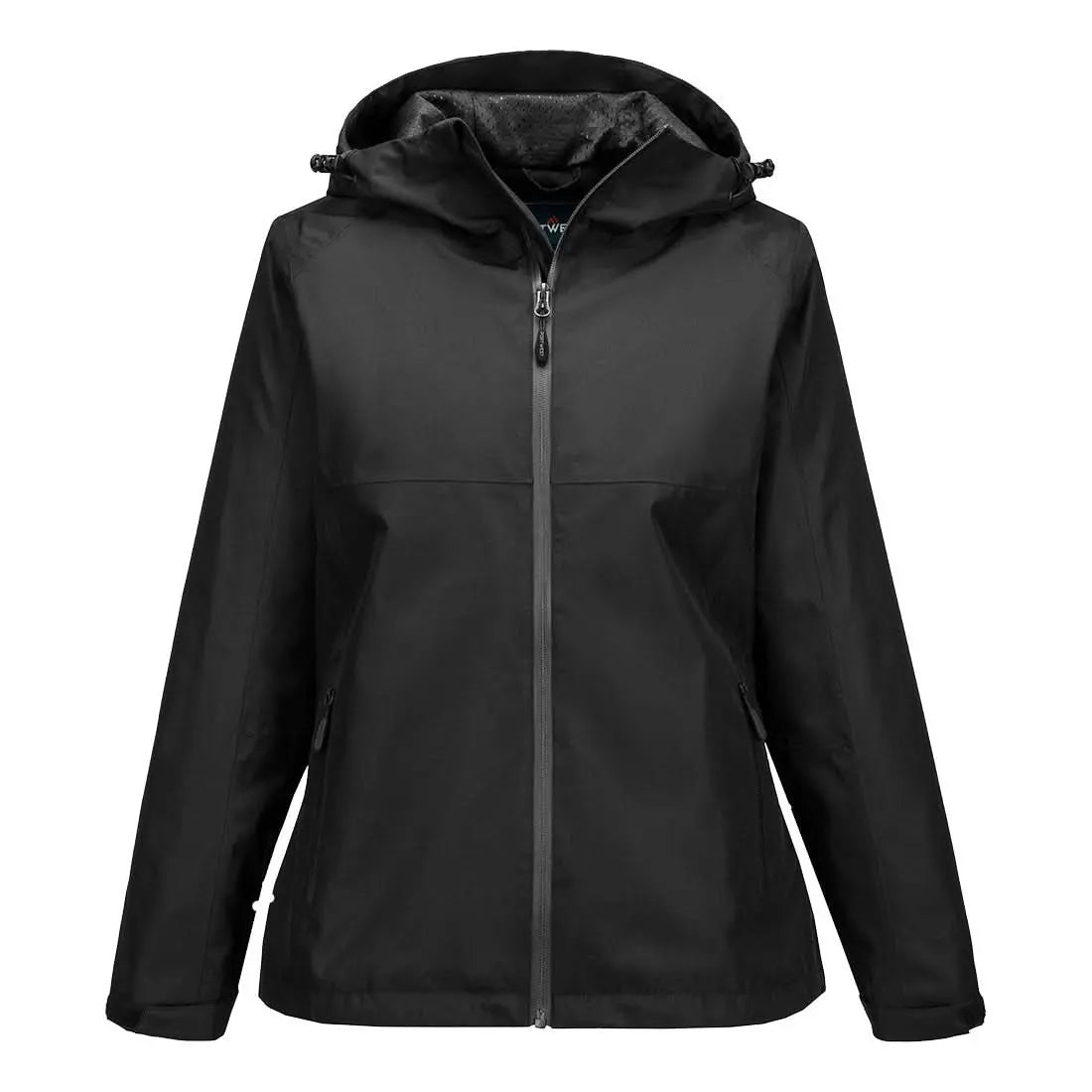 Portwest WomenS Professional Rain Jacket S614 - Black - Customisable Jacket