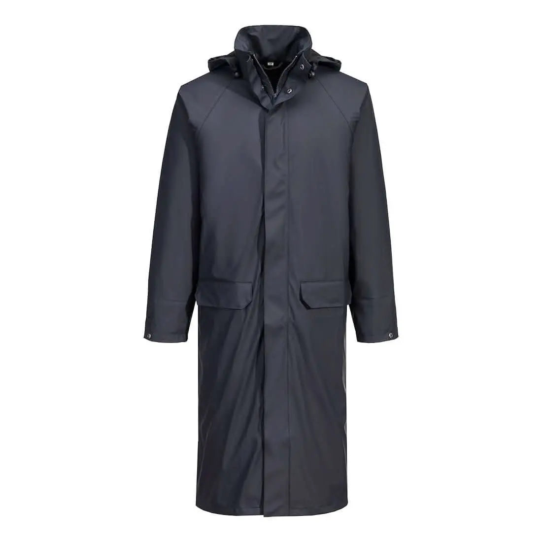 Portwest Flexatex Chem Long Coat S658 - Navy - Customisable Jacket
