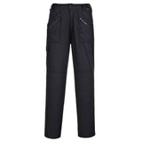 Portwest WomenS Action Trousers S687 - Black - Customisable Trousers