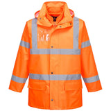 Portwest Hi Vis 5 In 1 Essential Jacket S765 - Orange - Customisable Jacket