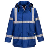 Portwest Bizflame Rain Anti Static Fr Jacket S785 - Royal Blue - Customisable Jacket