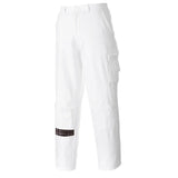 Portwest Painters Trousers S817 - White Tall - Customisable Trousers