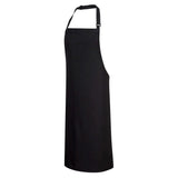 Portwest Cotton Bib Apron S840 - Black - Customisable Apron