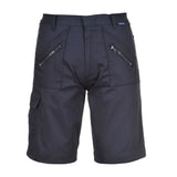 Portwest Action Shorts S889 - Navy - Customisable Shorts