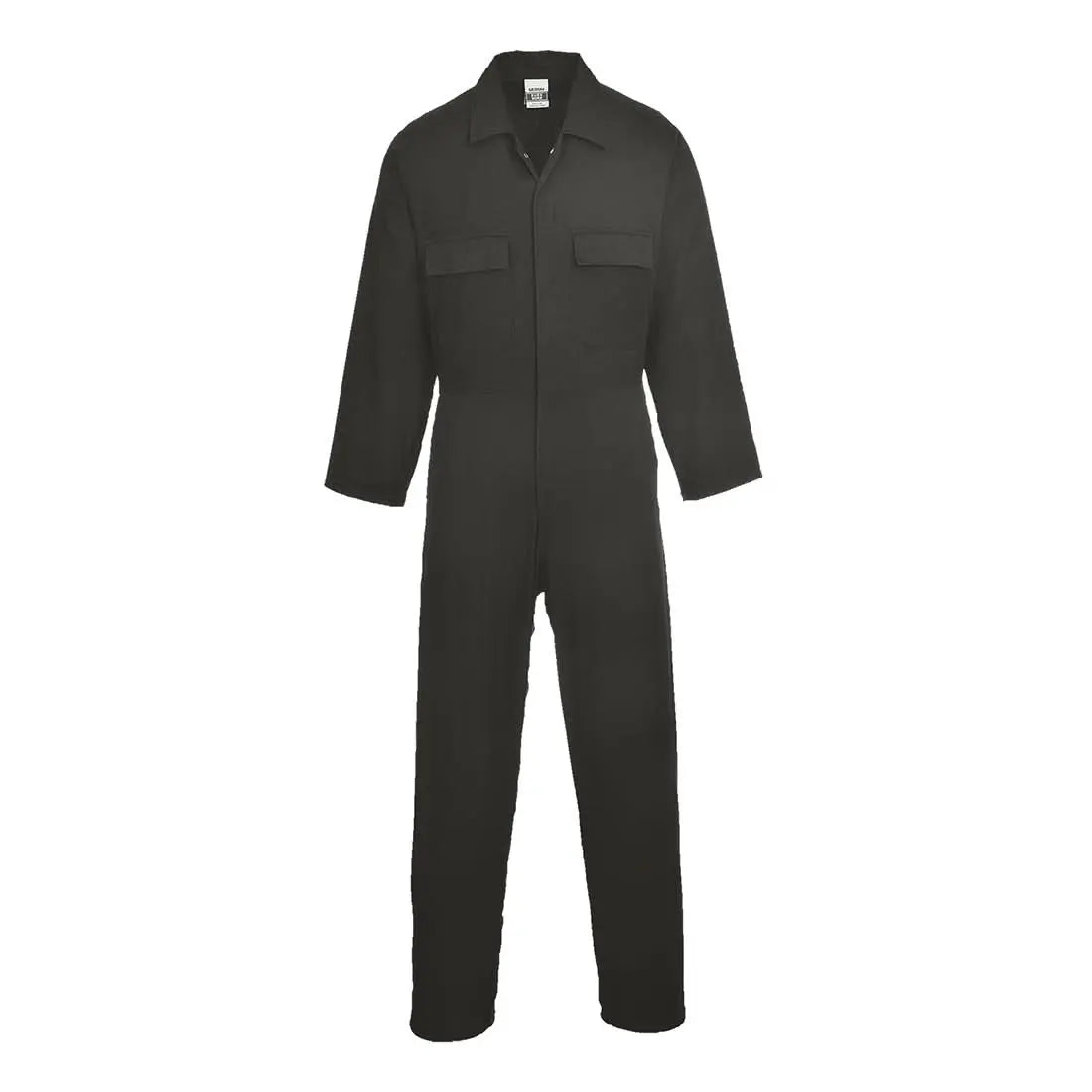 Portwest Euro Cotton Work Coverall S998 - Black - Customisable Coveralls