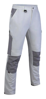 Flex Beeswift Flex Workwear Trousers Sft - White Grey - Customisable Trousers