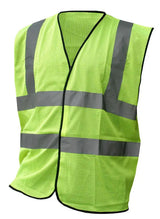 Beeswift Hi Vis Mesh Vest Hvmwor - Saturn Yellow - Customisable Hi-Vis Vest
