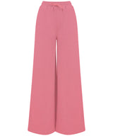 Women's sustainable fashion wide leg joggers
