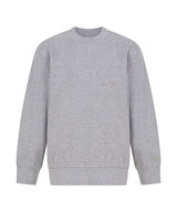 Kids sustainable fashion curved hem sweatshirt