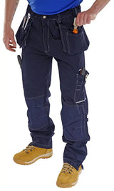 Beeswift Shawbury Multi Purpose Trousers Smpt - Navy Blue - Customisable Trousers