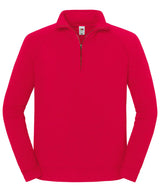 Iconic premium zip-neck sweat