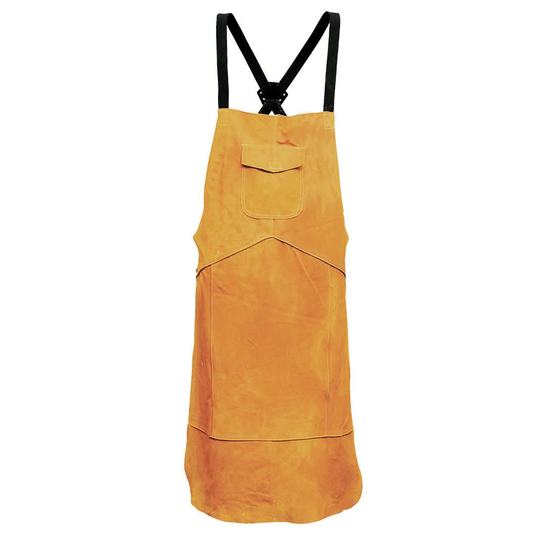 Portwest Fr Leather Welding Apron SW10 - Tan - Customisable Apron