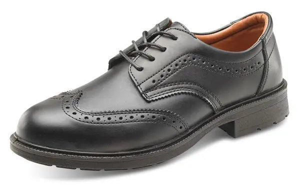Beeswift Brogue Shoe Cf115 - Black - Customisable Safety Shoes