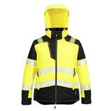 Portwest Pw3 Hi Vis WomenS Winter Jacket T162 - Yellow Black - Customisable Jacket