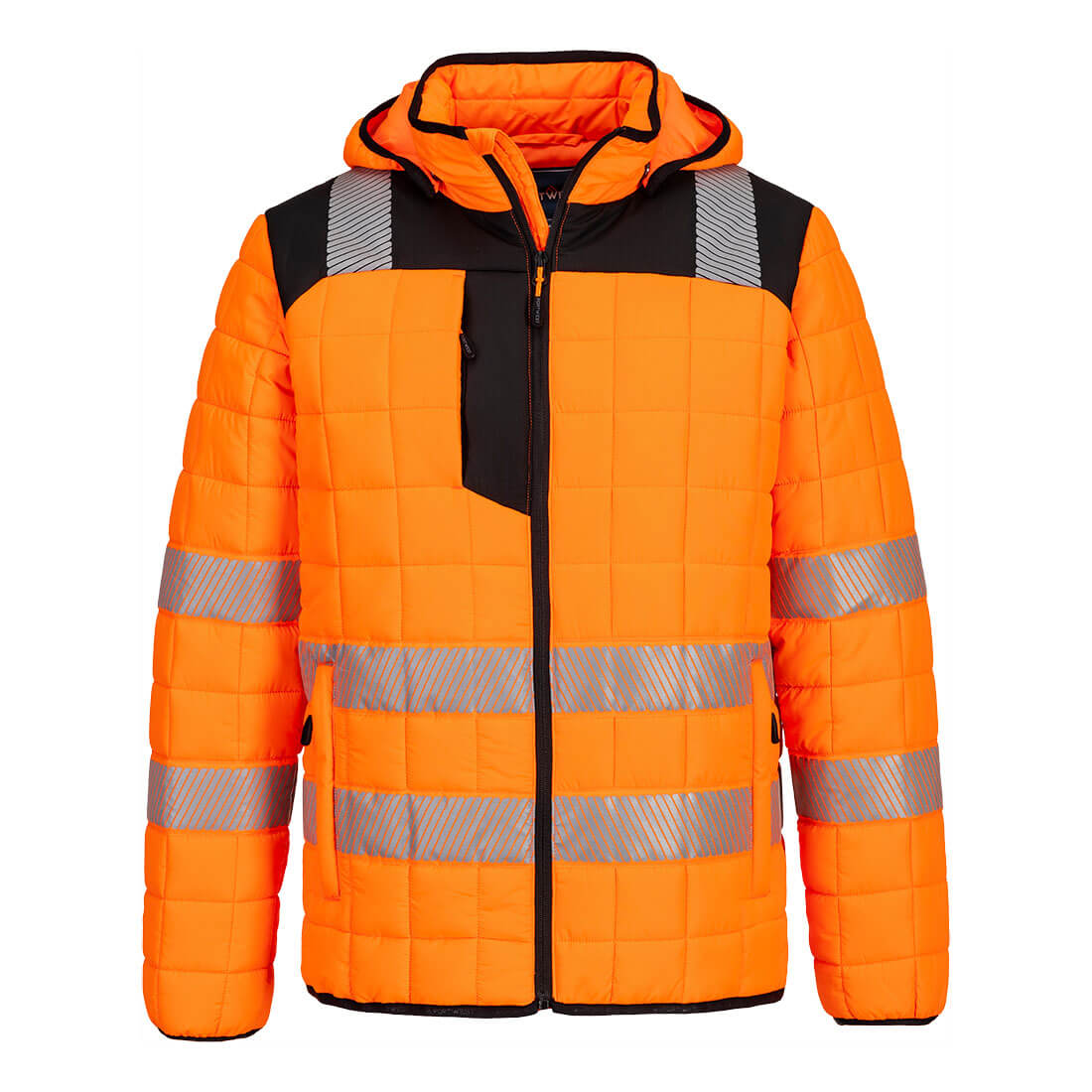 Pw3 Hi Vis Square Baffle Jacket |  Portwest