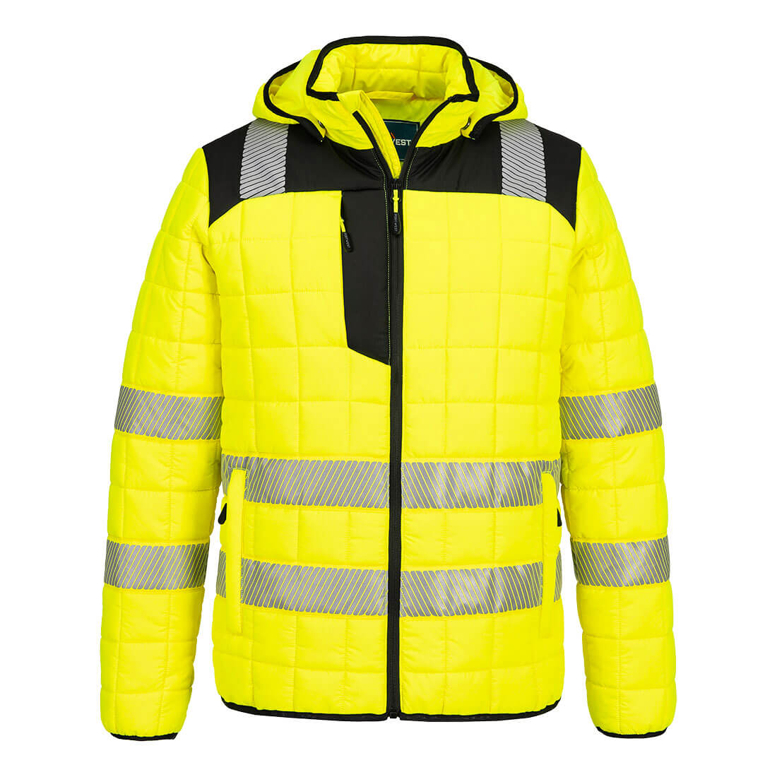 Pw3 Hi Vis Square Baffle Jacket |  Portwest