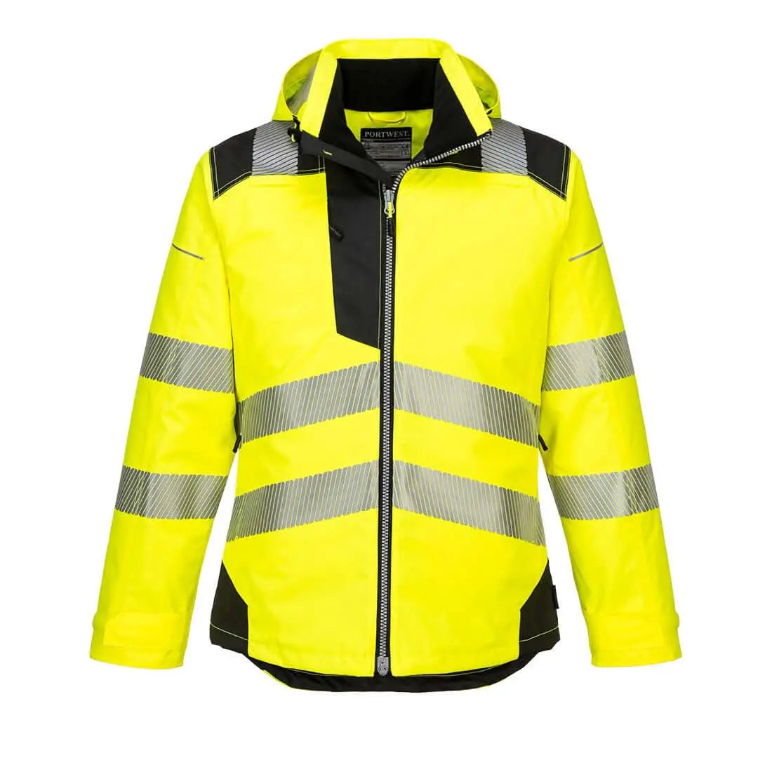 Portwest Pw3 Hi-vis Winter Jacket T400 - Yellow Black - Customisable Jacket