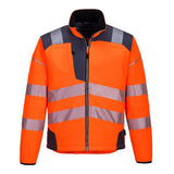 Portwest Pw3 Hi-vis Softshell 3l T402 - Orange Grey - Customisable Hi-Vis Jackets