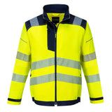 Portwest Pw3 Hi Vis Work Jacket T500 - Yellow Navy - Customisable Jacket