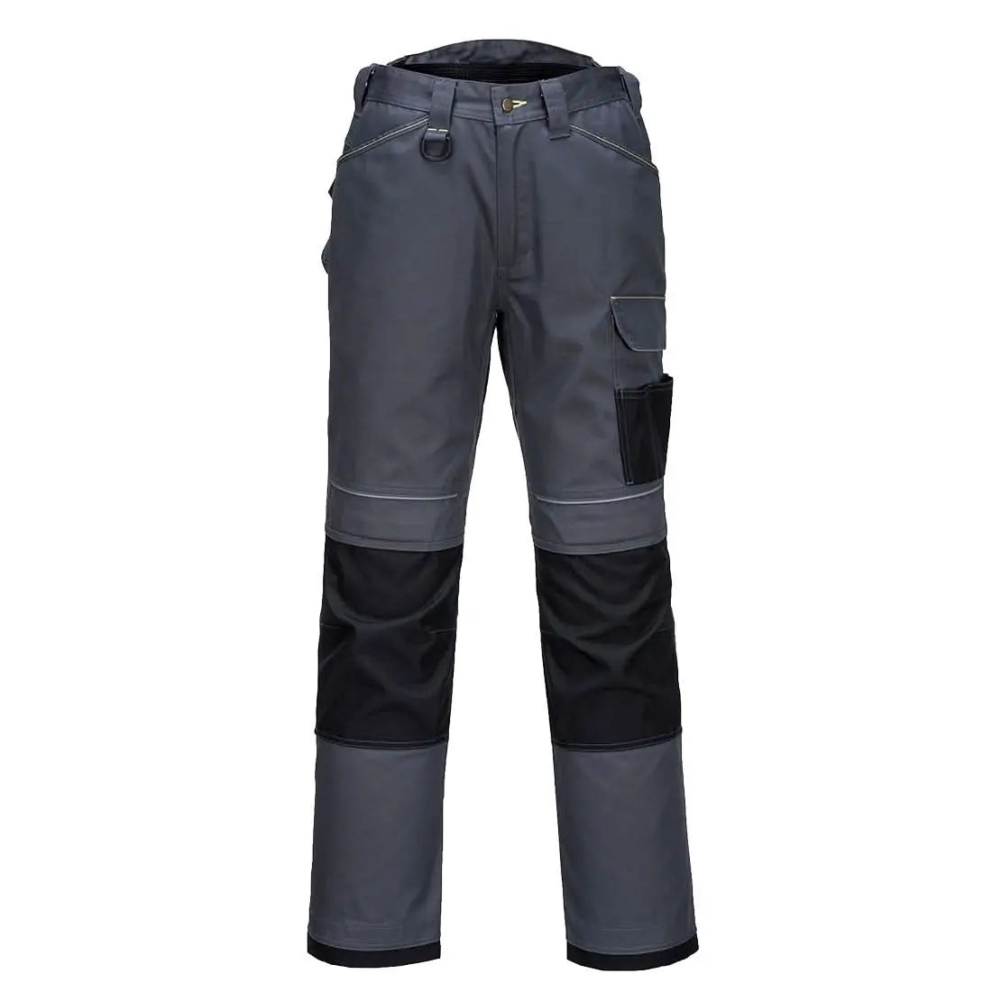 Portwest Pw3 Work Trousers T601 - Zoom Grey Black - Customisable Trousers