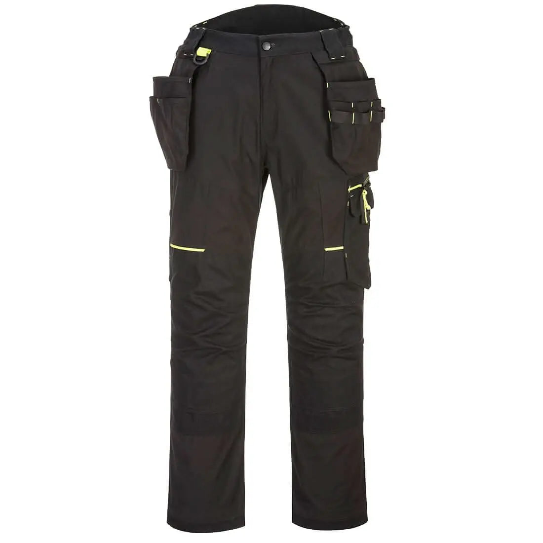 Portwest Wx3 Eco Stretch Holster Trousers T706 - Black - Customisable Trousers