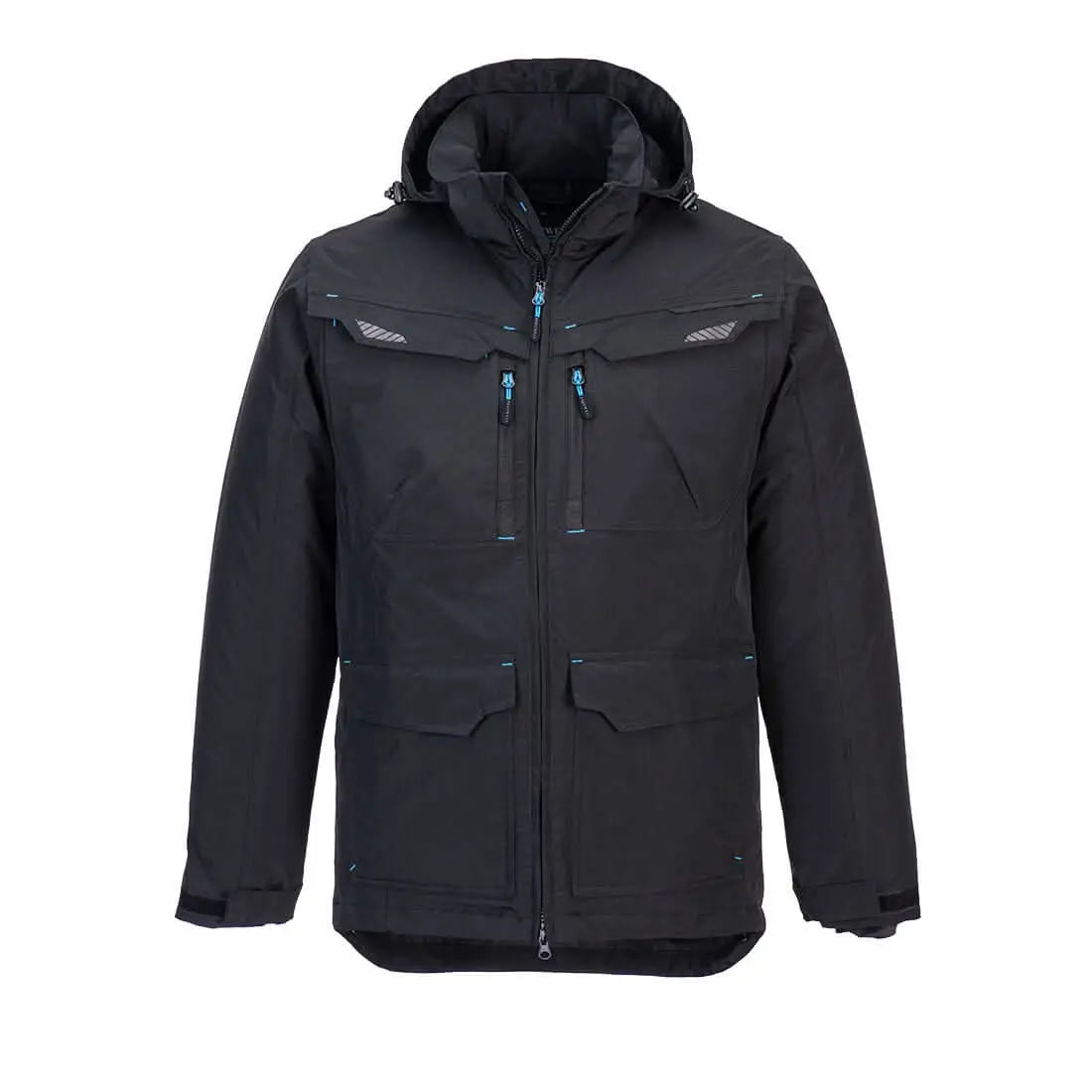 Portwest Wx3 Winter Jacket T740 - Black - Customisable Jacket