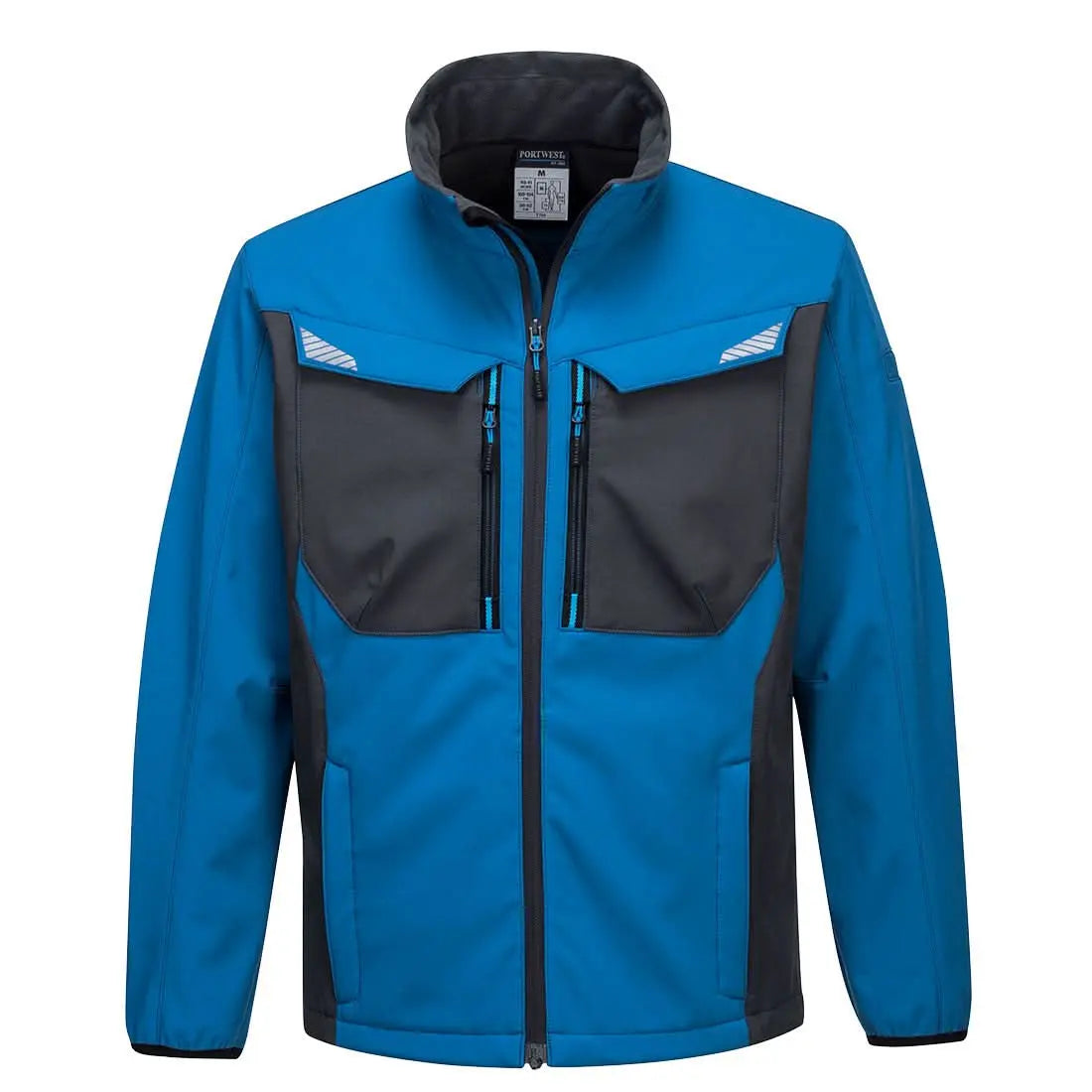 Portwest Wx3 Softshell 3L T750 - Persian Blue - Customisable Jacket
