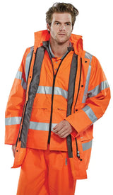Beeswift In Hi Vis Jacket And Bodywarmer Tjfs - - Customisable Jacket