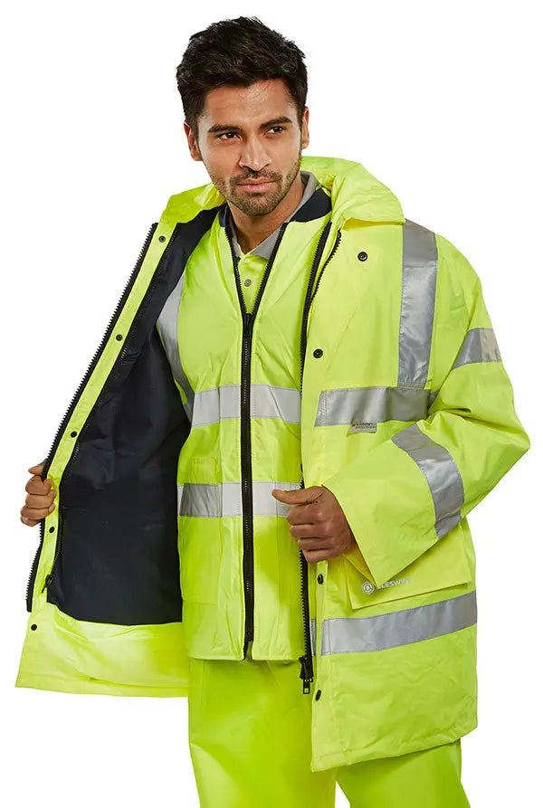 Beeswift In Hi Vis Jacket And Bodywarmer Tjfs - - Customisable Jacket