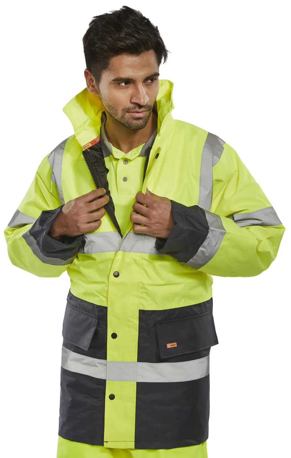 Beeswift Hi Vis Two Tone Traffic Jacket Tjstteng - - Customisable Jacket