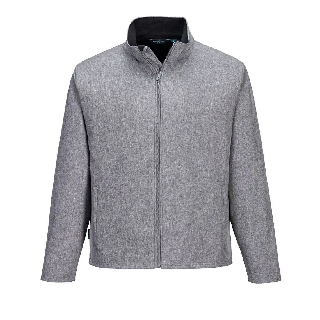 Portwest Print And Promo Softshell 2L TK20 - Grey Marl - Customisable Hi-Vis Jackets