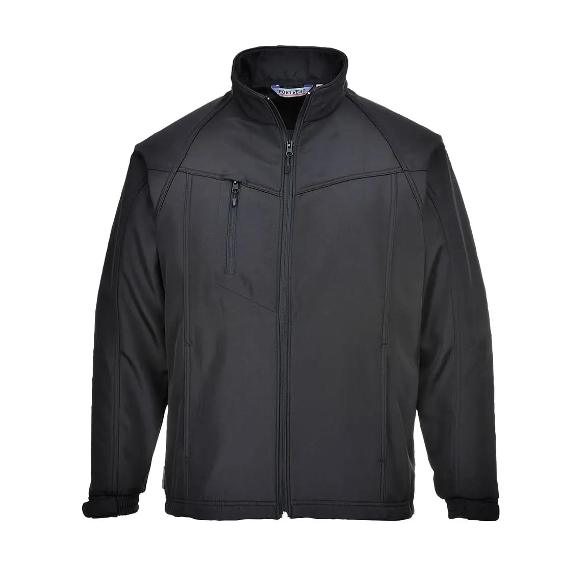 Portwest Oregon Softshell 3L TK40 - Black - Customisable Hi-Vis Jackets