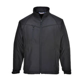 Portwest Oregon Softshell 3L TK40 - Black - Customisable Hi-Vis Jackets