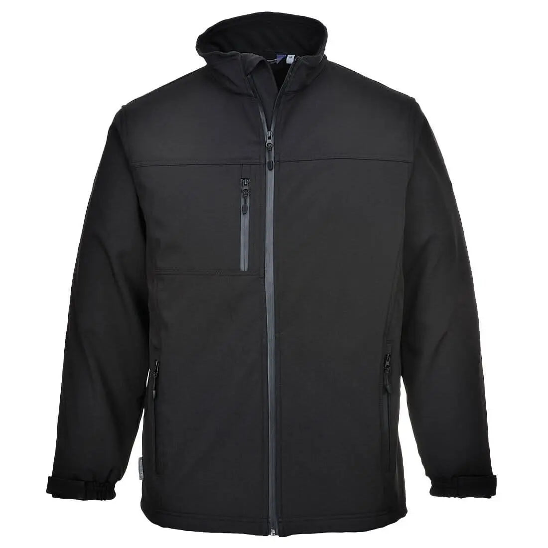 Portwest Softshell 3L TK50 - Black - Customisable Hi-Vis Jackets