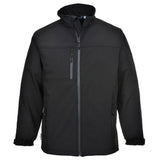 Portwest Softshell 3L TK50 - Black - Customisable Hi-Vis Jackets