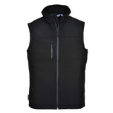 Portwest Softshell Bodywarmer 3L TK51 - Black - Customisable Bodywarmer