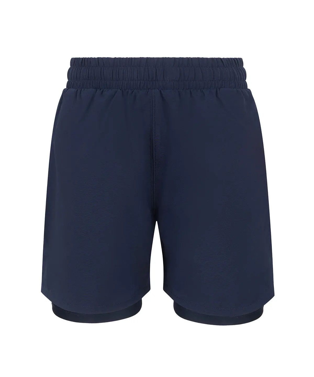 Kids double-layer sports shorts