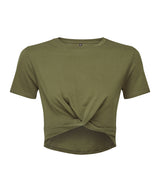Women's TriDri® twist crop top