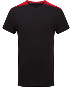 Black/Fire Red