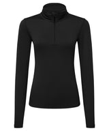 Women's TriDri® recycled long sleeve brushed back ¼ zip
