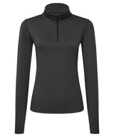 Women's TriDri® recycled long sleeve brushed back ¼ zip