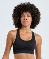 "Tridri® seamless "3D fit" multi-sport sculpt solid colour bra"