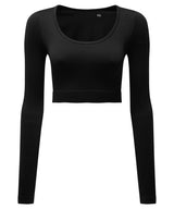"Women's TriDri® ribbed seamless "3D fit" crop top"