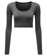 "Women's TriDri® ribbed seamless "3D fit" crop top"
