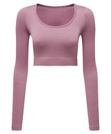 "Women's TriDri® ribbed seamless "3D fit" crop top"