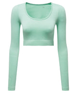 "Women's TriDri® ribbed seamless "3D fit" crop top"