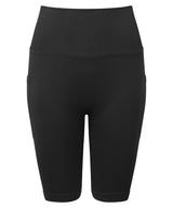 "Women's TriDri® ribbed seamless "3D fit" cycle shorts"