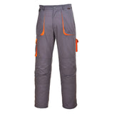 Portwest Texo Contrast Trousers TX11 - Grey - Customisable Trousers